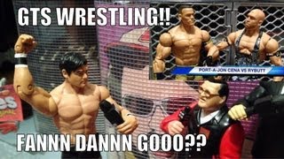 GTS WRESTLING Revenge of REMATCHAMANIA Wrestling action figure matches WWE PARODY animation [upl. by Atsira]