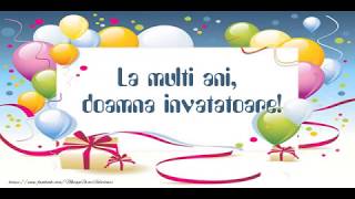 La multi ani Doamna invatatoare  Colaj cu felicitari de zi de nastere pentru invatatoare [upl. by Adriene379]