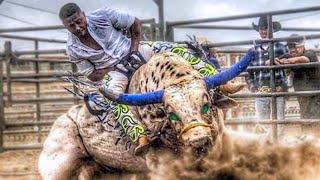 10 Most Dangerous Bulls of Rodeo History [upl. by Edgardo854]