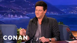 Cory Monteiths Tiny Dancer Club Moves  CONAN on TBS [upl. by Jarret201]