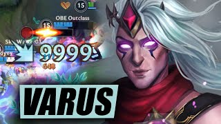 VARUS DUO LANE GAMEPLAY IN SEASON 10 BUILD amp RUNES [upl. by Lynden]