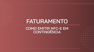 TUTORIAL  COMO EMITIR NFCE EM CONTINGÊNCIA [upl. by Rizika157]