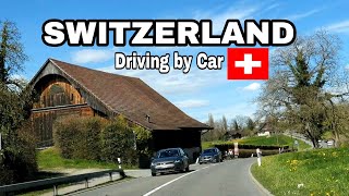 Driving in small beautiful villages in Switzerlandfrom Weggis to Küssnacht aR [upl. by Avitzur]