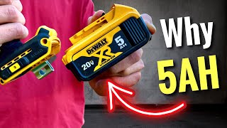 What makes the DeWalt 5Ah batteries the best 20volt option [upl. by Nojram781]