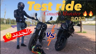 TEST RIDE  Cimatti Monster 🔥 2022 🔥✨  الجديد دراجة الوحش 😈😈 معشوقة الشباب 🔥✨ [upl. by Noonan604]