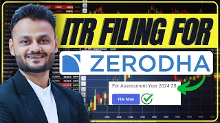 ITR Filing for Zerodha for AY 202425 zerodhaonline varsitybyzerodha [upl. by Alejoa]