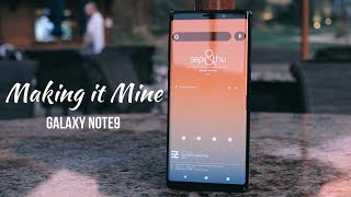 Customizing the Galaxy Note9  making it mine [upl. by Atinat]