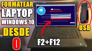 Como Formatear una Laptop o PC para Instalar el Windows 10 desde una Memoria USB SUPER EXPLICADO [upl. by Retluoc]