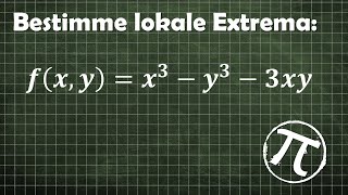 lokale Extrema mehrdimensional 1 [upl. by Assirralc]