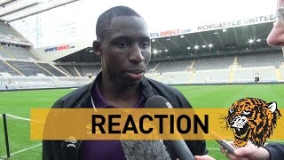 Newcastle United v Hull City  Reaction With Mohamed Diame [upl. by Tutt]