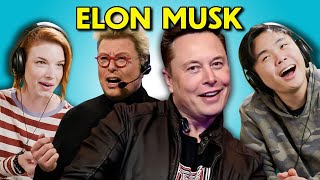 Adults React to Elon Musk [upl. by Dranik]