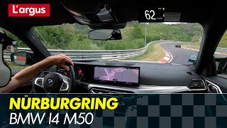 BMW i4 M50  une électrique en glisse au Nürburging [upl. by Medlin942]