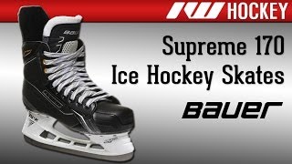 Bauer Supreme 170 Ice Hockey Skate Review [upl. by Vanthe]