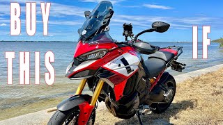 Rode the Multistrada V4 Pikes Peak on track [upl. by Eidualc]