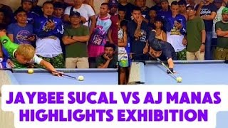 AJ Manas vs JB sucal highlights exhibition [upl. by Uok]