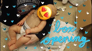 Custom Reborn Baby Box Opening  Kelli Maple [upl. by Relyhs299]