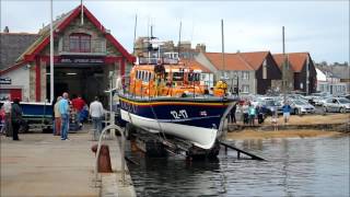 RNLI Lifeboat Launch at Anstruther [upl. by Winchester]