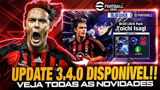 🚨🔥 TREINO DE POSIÇÃO VOLTOU CONFIRA TODAS AS NOVIDADES DO UPDATE 340  ATT SEMANAL EFOOTBALL 2024 [upl. by Enilorak462]