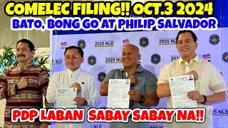 PDP LABAN BONG GO BATO PHILIP SALVADOR NAKAPAGFILE NA [upl. by Zeiler]