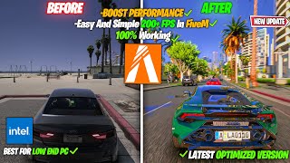 🔧How To Boost FPS amp Fix FPS Drops in FiveM GTA V  FiveM Low End PC Fix Lag  FiveM Best Settings✔ [upl. by Nomla]