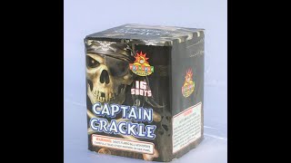 Captain Crackle  16 shot  Pyroland Fireworks [upl. by Jinny452]