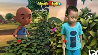 Ipin Lagi cari Kain Merah yang Hilang  Kompilasi Tiru Aksi Upin Ipin Lucu Seru [upl. by Pansy]