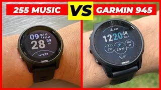 Garmin Forerunner 255 Music vs 945  Comparativo Completo [upl. by Cinamod]