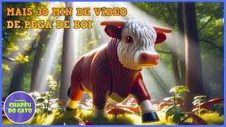 Fazenda de Brinquedo INCRÍVEL COMPILADO DE PEGA DE BOI NO MATO PARTE 4 [upl. by Cocks]