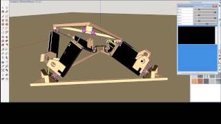 DIY 6DOF Motion Platform Movement Demonstration [upl. by Fabozzi]