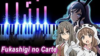 【FULL】Seishun Buta Yarou wa Bunny Girl Senpai no Yume wo Minai ED  quotFukashigi no Cartequot Piano [upl. by Doti]