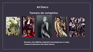 Art Deco  Tamara de Lempicka 20th century [upl. by Winebaum173]