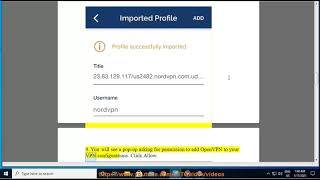 Set up NordVPN OpenVPN on iPadiPhone via OpenVPN Connect [upl. by Lertnahs]