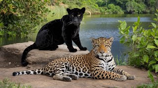 quotExploring the Different Types of Pet Jaguars Standard vs Black [upl. by Norrehs11]