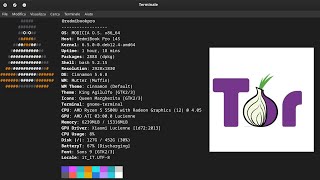 Install Tor browser in Linux MODICIA OS calamares configure linux technology [upl. by Ytnom]