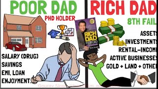 quotRich Dad Poor Dad Book Summary in Hinglish  Success Tips amp Financial Educationquot  Gourav Singh [upl. by Eahsal]