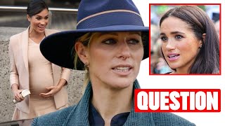 OMG Zara Tindall QUESTIONS Meghans Fake Pregnancies Not As It Seems [upl. by Supmart727]