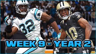 Madden 15 Panthers Connected Franchise  Week 9  Saints Season 2 [upl. by Allegna]