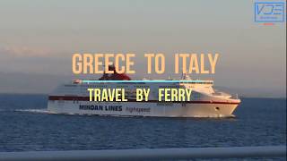 Greece Patra to Italy Bari by Blue Star Ferry Greece  Part 9 [upl. by Bonner]