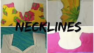 DIFFERENT TYPES OF NECKLINES [upl. by Artemus]