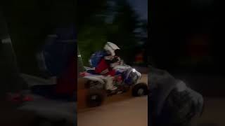 ATV hill climbing in the dunes atv yamaha yfz450r quading riding dark dunes littlesahara [upl. by Etnahsa270]