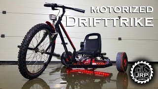 50ccm MOTORIZED DRIFTTRIKE from SCRAP  JustRandomPfusch [upl. by Hnaht]