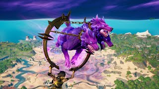 Cerberus Glider Arenas Blessing Pickaxe and Arena Elite Back Bling Gameplay in Fortnite [upl. by Sam290]