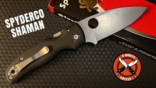 Spyderco Shaman  Not What I Thought [upl. by Einnhoj]