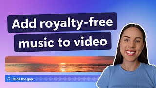 How to add royaltyfree music to a video [upl. by Kinsler]