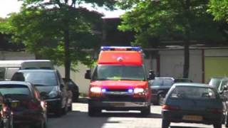 3x Ambulance Amsterdam spoed [upl. by Nolyk]