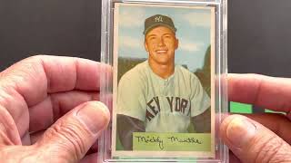 Mickey Mantle Collection  Complete run of PSA Graded cards [upl. by Amandie]