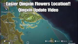 Qingxin Flowers Location Update  Genshin Impact [upl. by Alegnatal613]