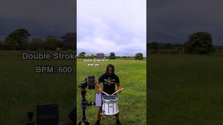 600 Bpm Double Stroke Roll [upl. by Nitsraek]