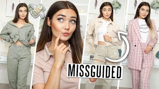 HUGE MISSGUIDED CLOTHING TRY ON HAUL 20 OFF CODE AD [upl. by Htenaj560]