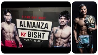 Angad Bisht vs Almanza UFC fight live with Chungren Koren angadbisht ufc mma chungrenkoren [upl. by Yalc]